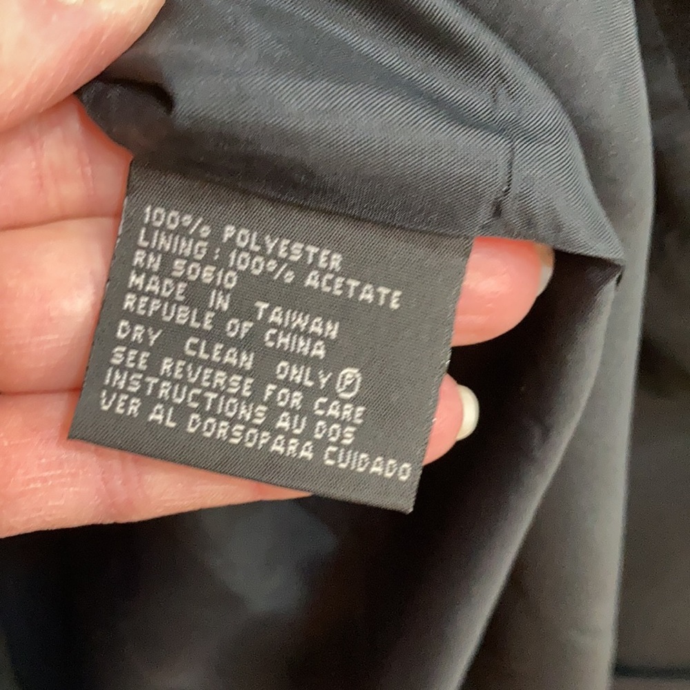 Navy Double Breasted Blazer Jacket - image 3